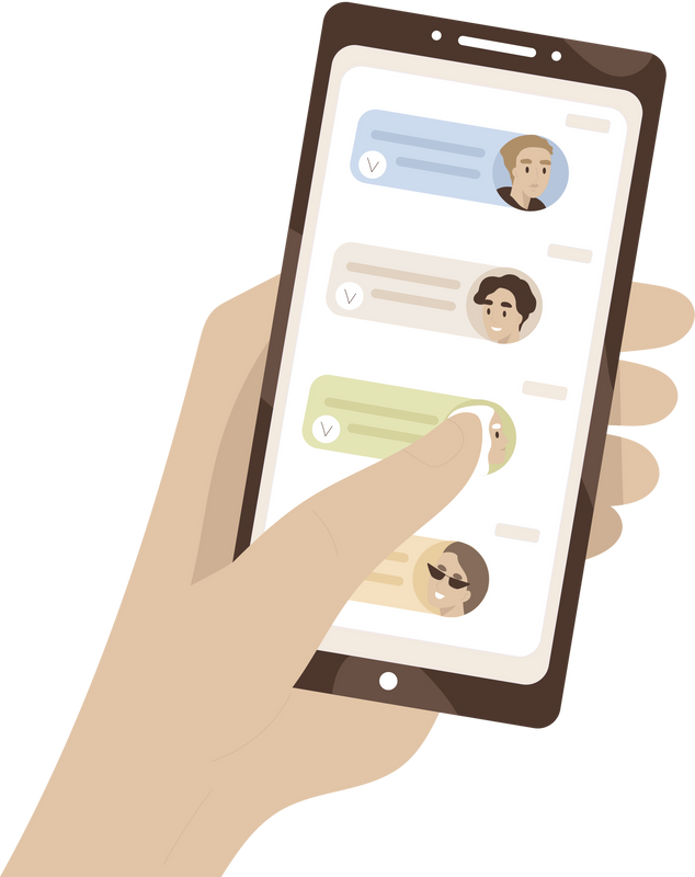 messaging-app-mockup